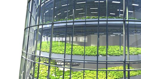 Plantagon Designs An Office Block Containing A 60 Metre High Urban Farm