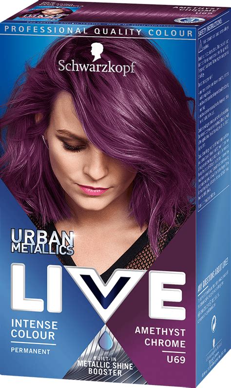 U69 Amethyst Chrome Hair Dye By Live Live Colour Hair Dye From