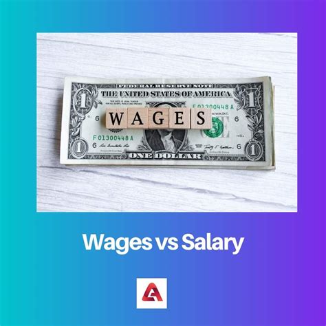 Wages Vs Salary Difference And Comparison