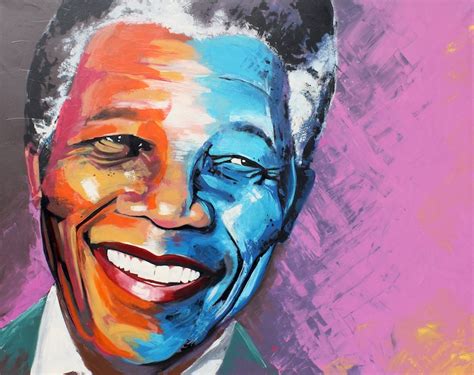 Nelson Mandela Painting For Sale Brad Blaze Speed Painter