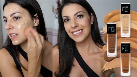 Maybelline Fit Me Matte Poreless Foundation Review Youtube