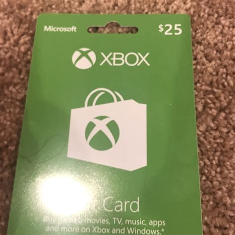 25 Dollar Xbox T Card Other T Cards Gameflip