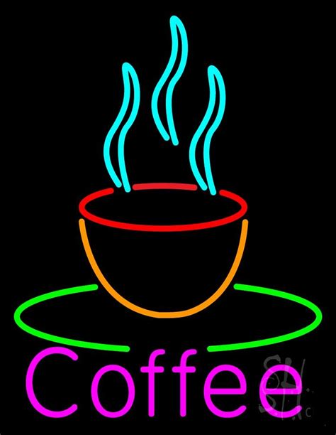 Pink Coffee Cup Led Neon Sign Coffee Neon Signs Everything Neon