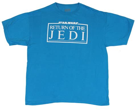 Star Wars Mens T Shirt Return Of The Jedi Classic Box Logo Image 2x