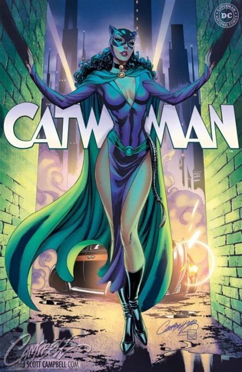 Classic Catwoman J Scott Campbell Scott Campbell Comic Books Art Catwoman