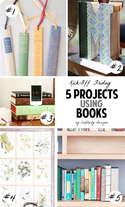 5 Diy Projects Using Books Craftivity Designs