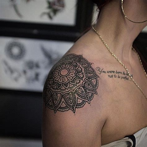 Shoulder Mandala Mandala Tattoo Shoulder Tattoos