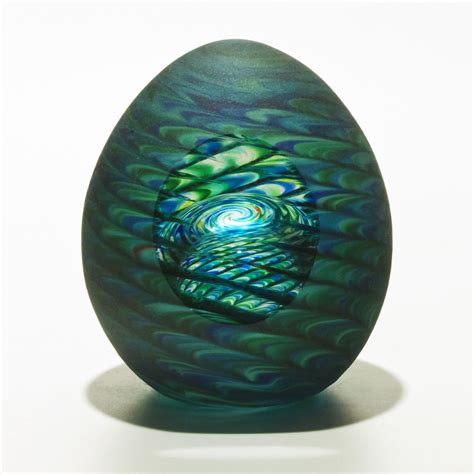 Ocean Paperweight By Michael Trimpol And Monique Lajeunesse Art Glass Paperweight Artful Home