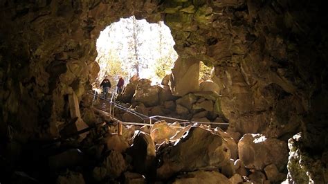 Massive Lava River Cave Newberry National Volcanic Monument Oregon
