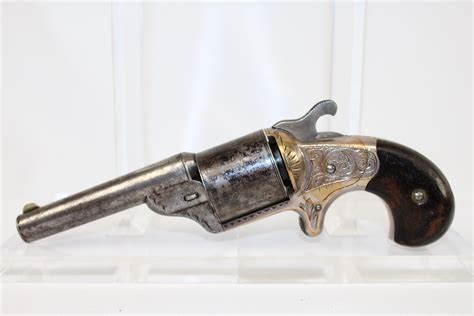Civil War Moores Patent Revolver Antique Firearms 001 Ancestry Guns