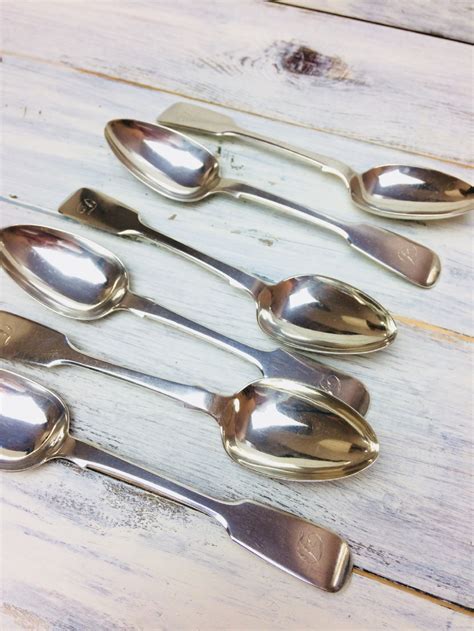 Set Of 6 Victorian Silver Tea Spoons | 582027 | Sellingantiques.co.uk
