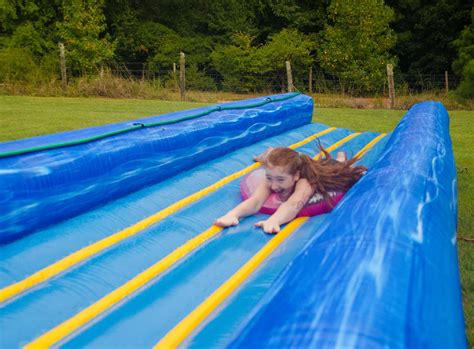 50 Foot Long Giant Inflatable Water Slip And Slide Affordable