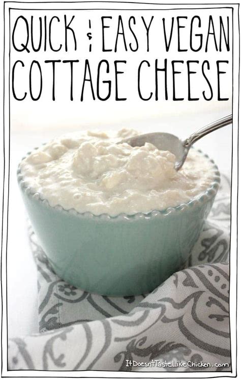 How to make a healthy cottage cheese cheesecake. Quick & Easy Vegan Cottage Cheese • it doesn't taste like ...