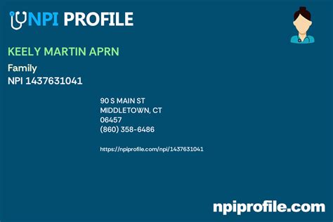 KEELY MARTIN APRN NPI 1437631041 Nurse Practitioner In Middletown CT