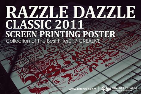 Filter017 Razzle Dazzle Classic 2011 Screen Printing On Behance