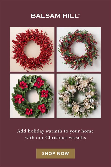 Balsam Hill Christmas Wreaths Christmas Wreaths Artificial Christmas