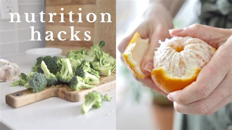 Nutrition Hacks 12 Easy Ways To Eat Healthier Youtube