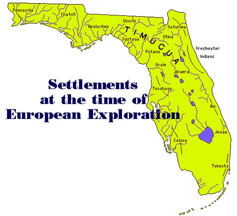 16th Century Settlements Florida Department Of State