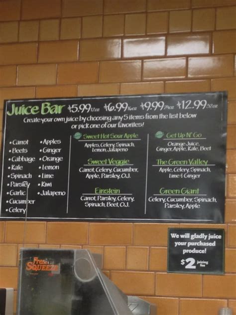 Smoothies that aren't can be made as plant based. Juice bar menu | Yelp