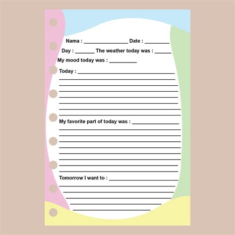 Best Free Printable Journal Paper PDF For Free At Printablee Journal Pages Printable Word