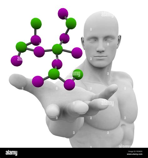 Estructura Molecular En 3d Como Una Presentación Antecedentes Fotografía De Stock Alamy