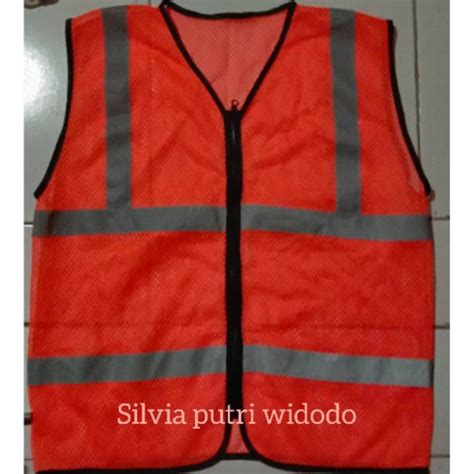 Jual Rompi Safety Proyek Pertambangan Vest Safety Jala Jaring Polyester