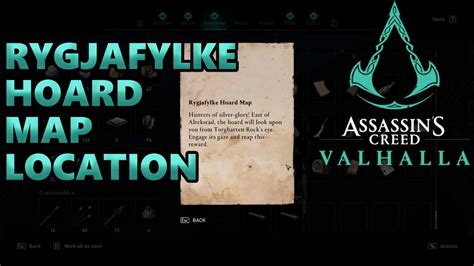 Rygjafylke Hoard Map Treasure Location Assassins Creed Valhalla YouTube