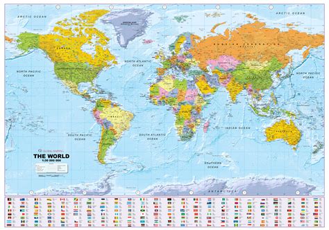 Large World Political Map World Wall Map Images Sexiz Pix