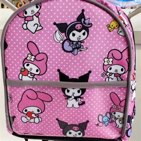 Sanrio My Melody And Kuromi Mini Backpack Mini Backpack Handmade Bags