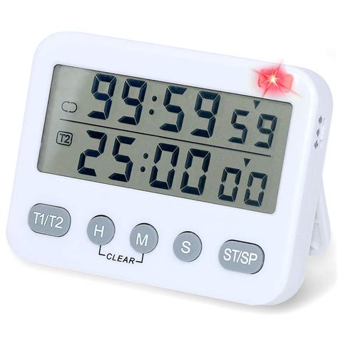 Buy Dual Kitchen Timer Digital Timers For Cooking Mecheer 2 In 1 Egg