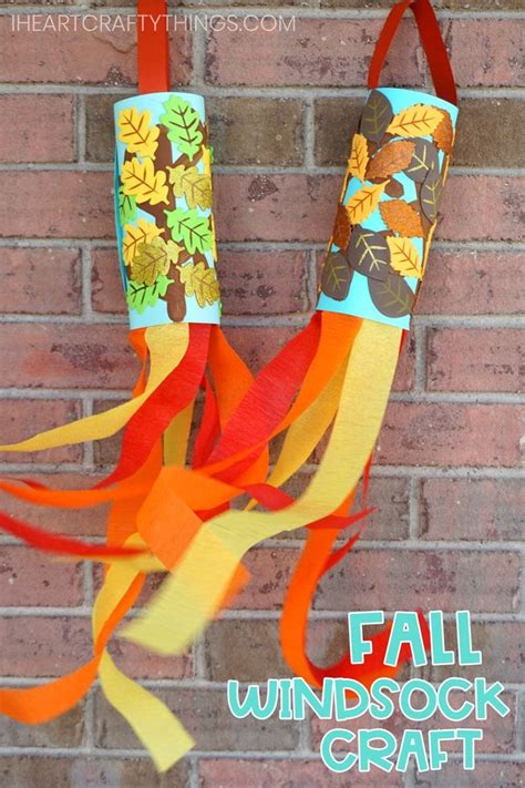 Fall Windsock Craft For Kids Easy Fall Craft For Preschoolers