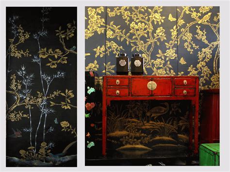 Hand Painted Wallpaper Chinoiserie Wallpaper