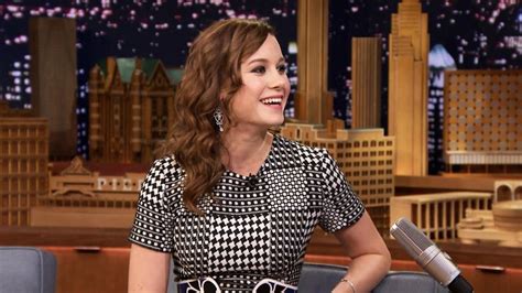 Brie Larson On The Tonight Show With Jimmy Fallon Brie Larson Brie Jimmy Fallon
