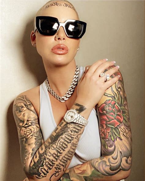 Amber Rose Tattooed Beauty With A Bold Style