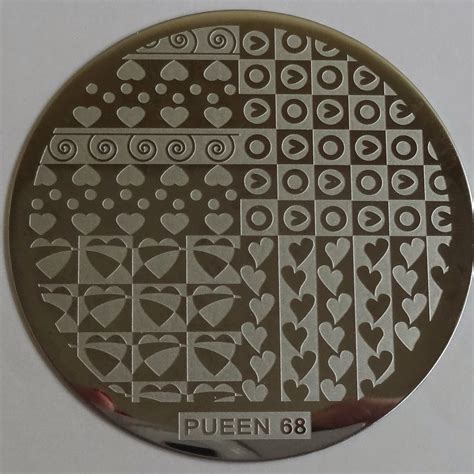 Wendys Delights Pueen Stamping Plate No 68 From Sparkly Nails