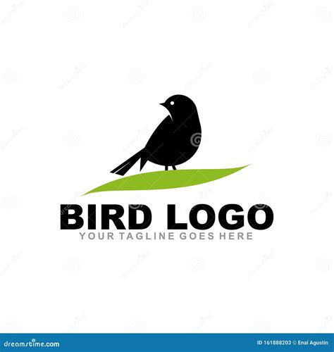 Bird Logo Design Inspiration Vector Template Stock Illustration