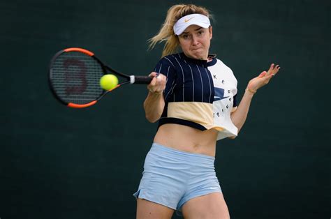 Elina Svitolina Practises At 2019 Dubai Duty Free Tennis Wta