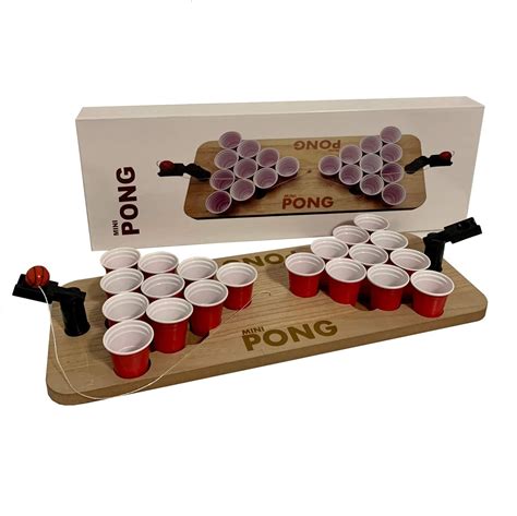 Trooplex Shot Pong Ideale Erweiterung Für Bier Pong Liebhaber Mini Beer Pong Ideal Für Partys