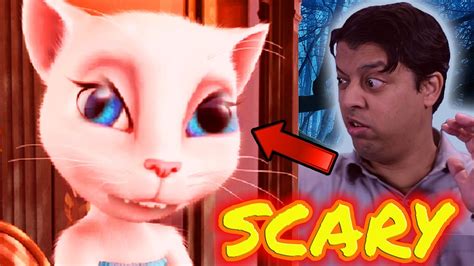 Testing The Creepy Talking Angela App For The First Time Youtube