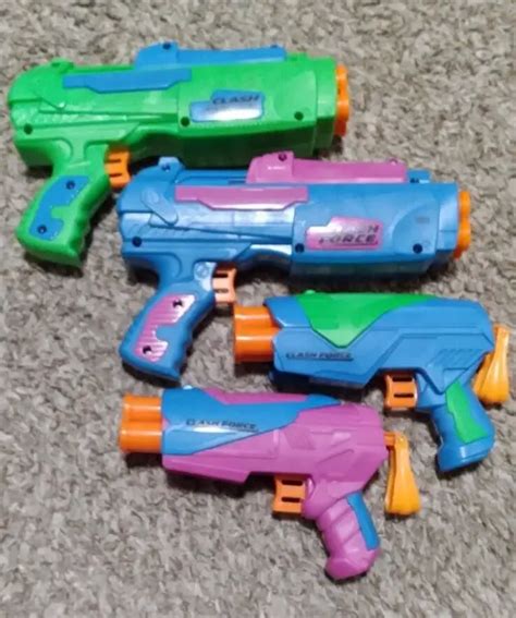 Adventure Force Clash Combat Dart Blasters Set Of Tested And Works Picclick