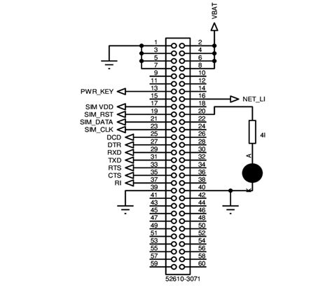 Pin Diagram Of Gsm Module Figure 4 Shows The Detailed Pin Diagram Of