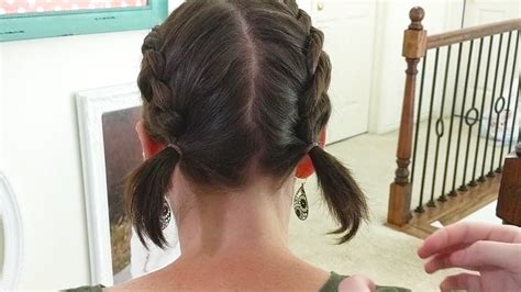 After you've mastered the french braid, try out these three easy braided updo hairstyles. How to do 2 French Braids on Short Hair (A-line Bob) - Easy Hairstyles - YouTube