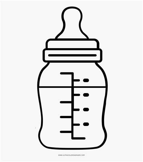Baby Fles Kleurplaat Baby Bottle Coloring Page Bjl Digis