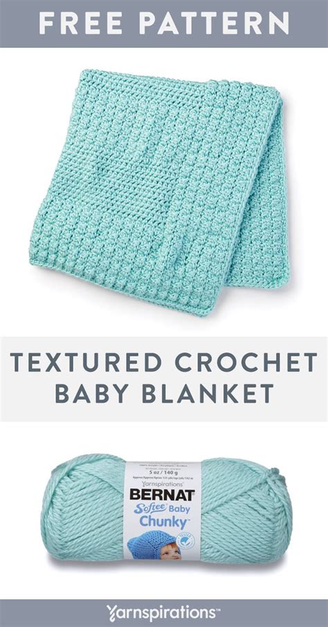 Free Crochet Pattern Bernat Softee Baby Chunky Textured Crochet Baby