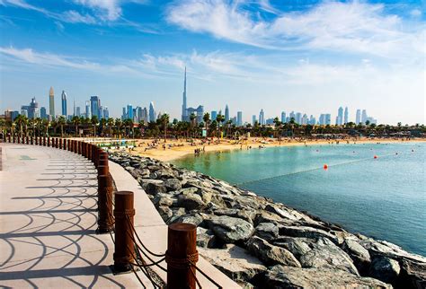 La Mer Dubais Strandliv När Det är Som Bäst Besök Dubai