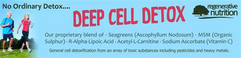 Deep Cell Detox Herbal Detox Regenerative Nutrition