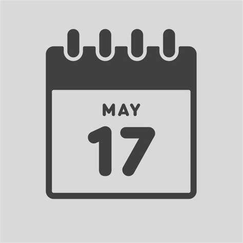 May 17 Calendar Stock Vectors Istock