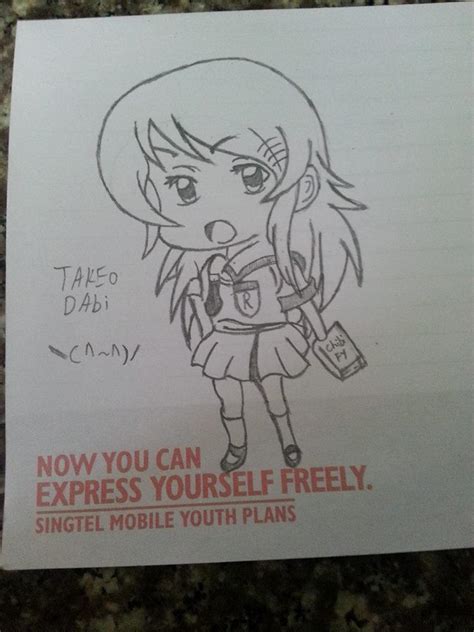 My Chibi Schoolgirl Drawing By Takeodavid On Deviantart
