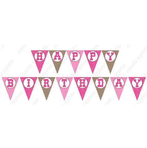 Maybe you would like to learn more about one of these? COWGIRL PINK BROWN PRINTABLE HAPPY BIRTHDAY BANNER ...