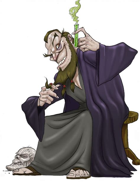 The Art Of Jeff West Evil Alchemist Wizard Character